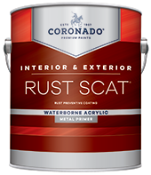 CENTRAL PAINT STORES Rust Scat Waterborne Acrylic Primer provides protection from rust bleed and flash rusting. Suitable for use over galvanized metal, Rust Scat Waterborne Acrylic Primer is not intended for immersion services.boom