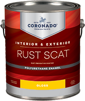 CENTRAL PAINT STORES Rust Scat Polyurethane Enamel is a rust-preventative coating that delivers exceptional hardness and durability. Formulated with a urethane-modified alkyd resin, it can be applied to interior or exterior ferrous or non-ferrous metals. (Not intended for use over galvanized metal.)boom